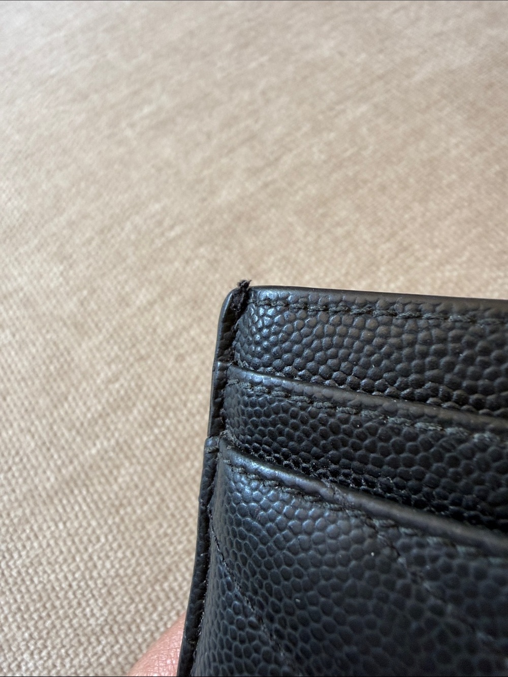 Saint Laurent Monogramme quilted textured-leather cardholder - Picture 8 of 11